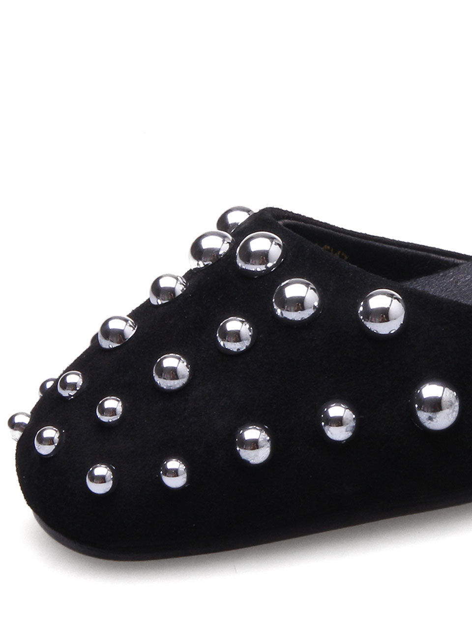 Piont Toe Rivet Chunky Heel Sandals Leather Vintage Shoes