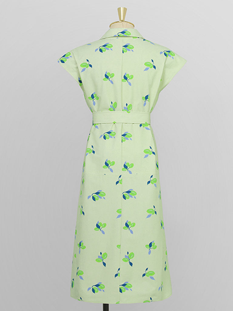 Summer Vintage Styele Fruit Print Shirt 1950S Dress
