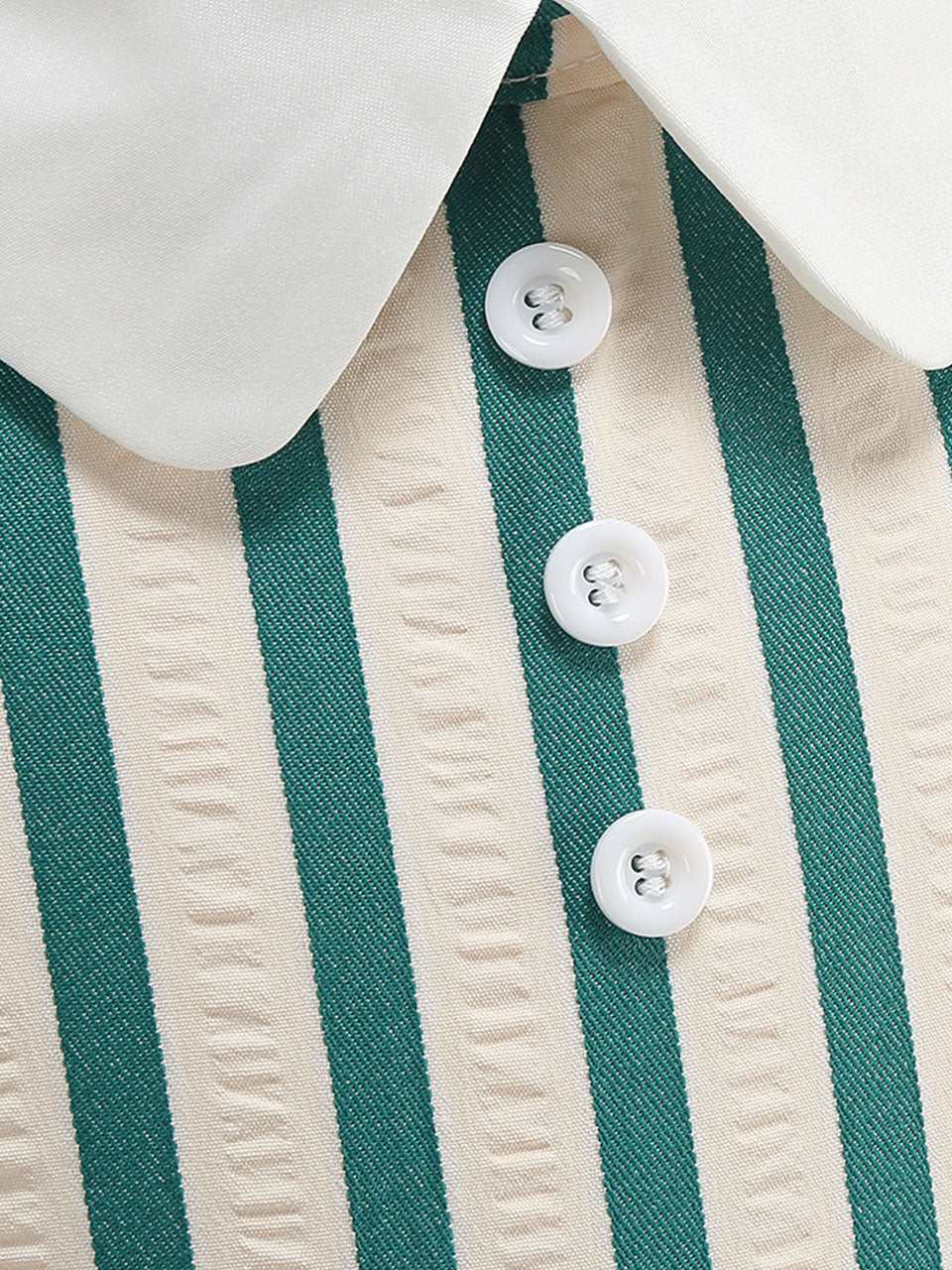 Kids Little Girls' Dress Stripe Peter Pan Collar 1950S Vintage Dress
