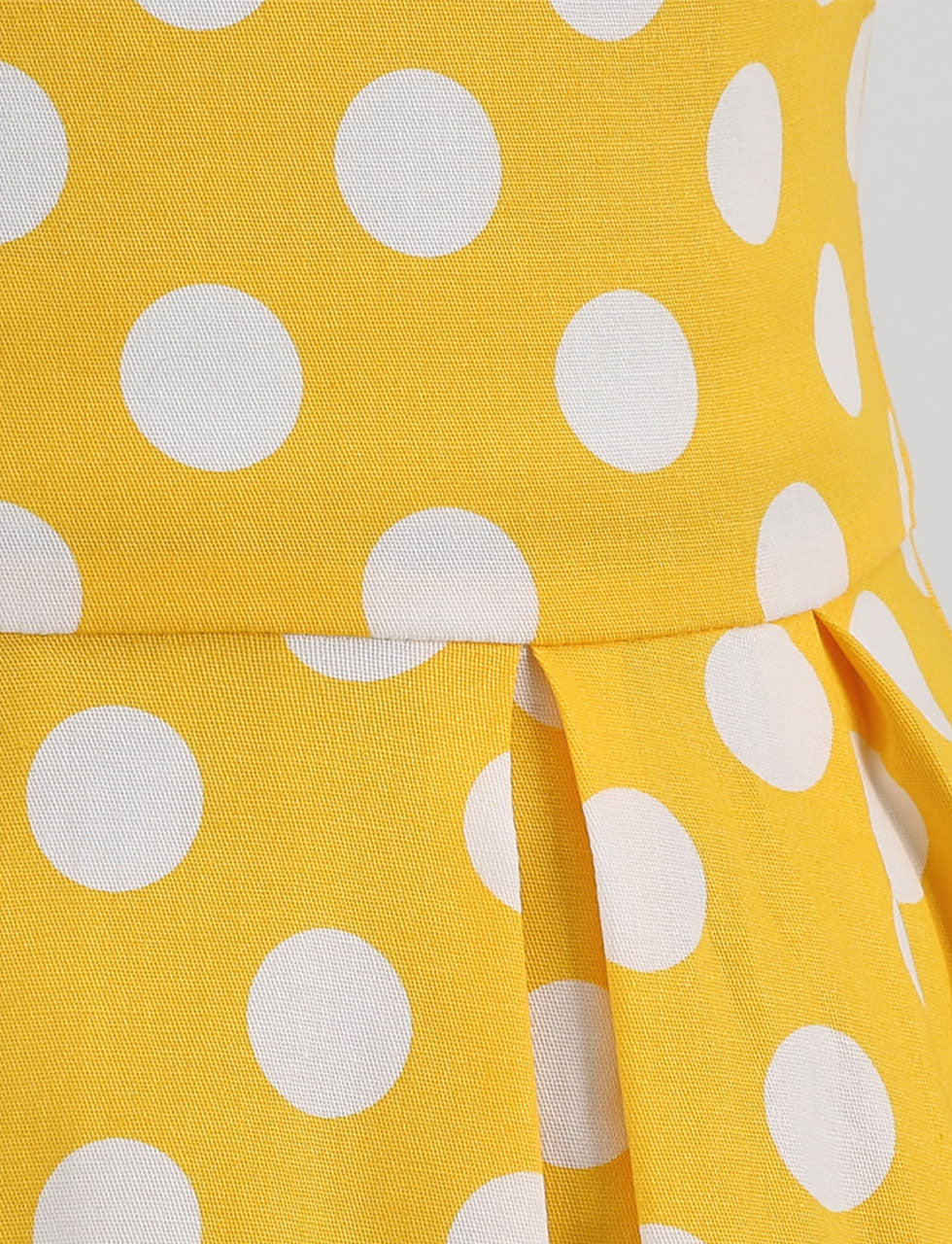 Kids Little Girls' Dress Polka Dots Peter Pan Collar 1950S Dress