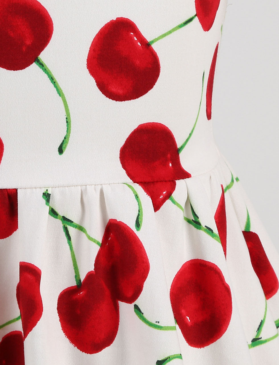 Kids Little Girls' Dress Cherry Peter Pan Collar 1950S Dress