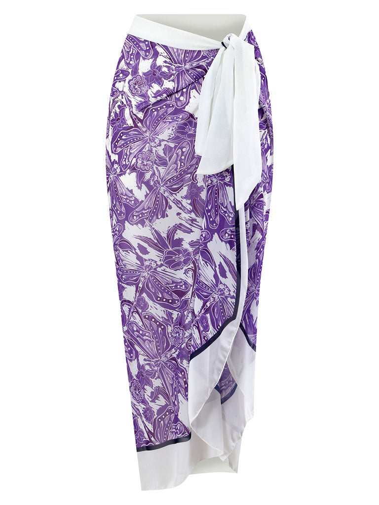 Floral Print Retro Style Strap One Piece