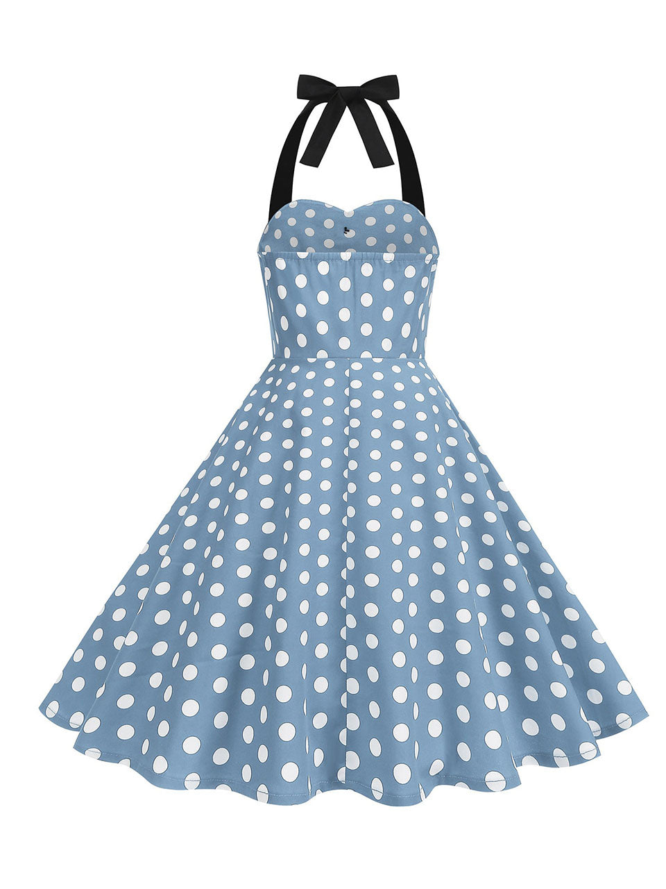 Kids Little Girls' Dress Halter Polka Dots Sleeveless Cotton 1950S Vintage Dress