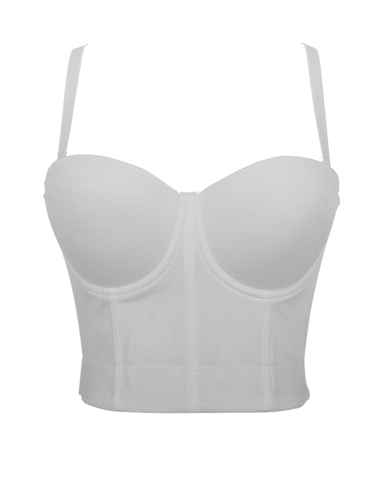 Solid Color Corset Camisole Top