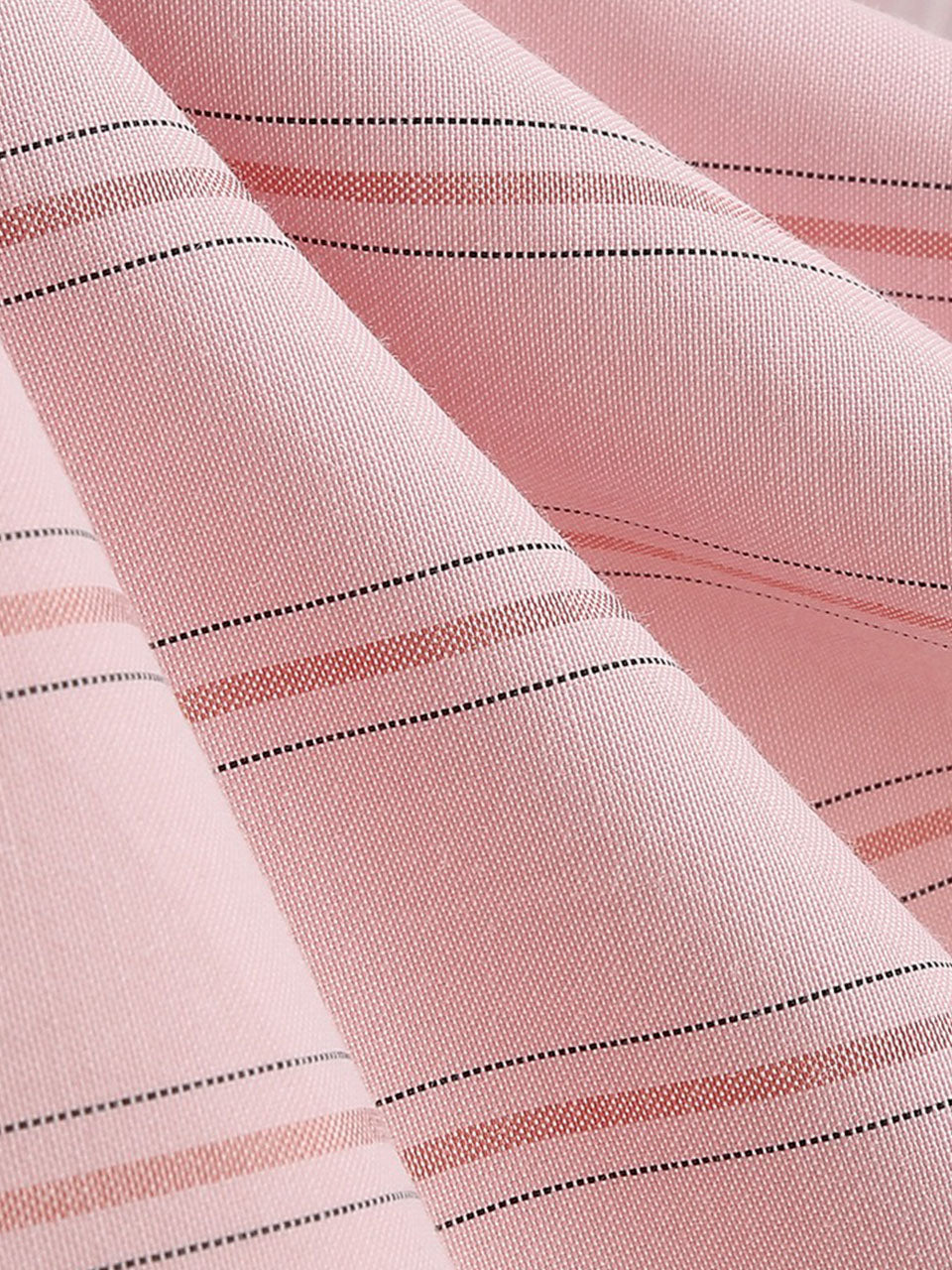 1950S Vertical Stripe Halter Vintage Dress