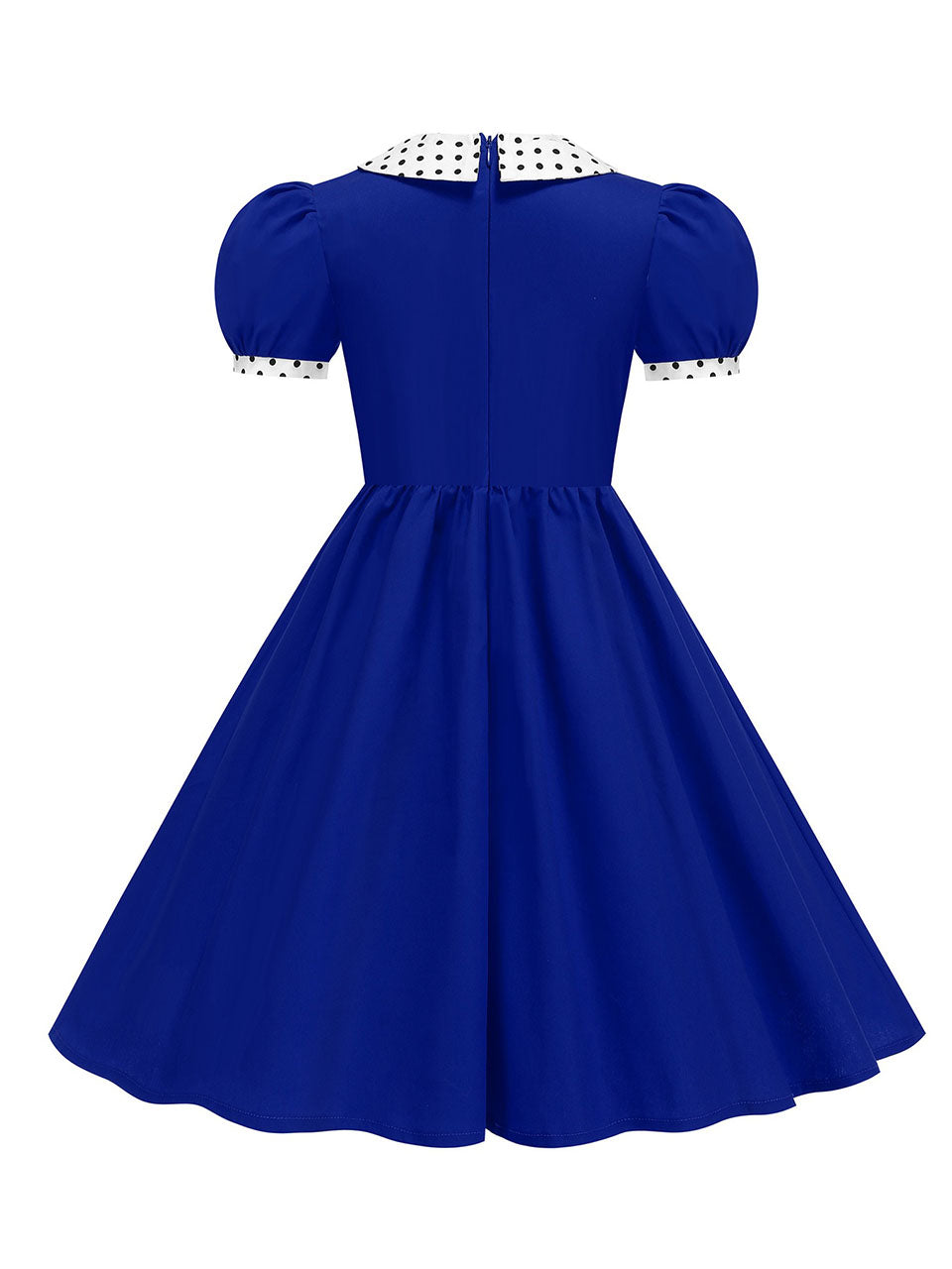 Kids Little Girls' Dress Peter Pan Short Sleeve Cotton 1950S Vintage Dress