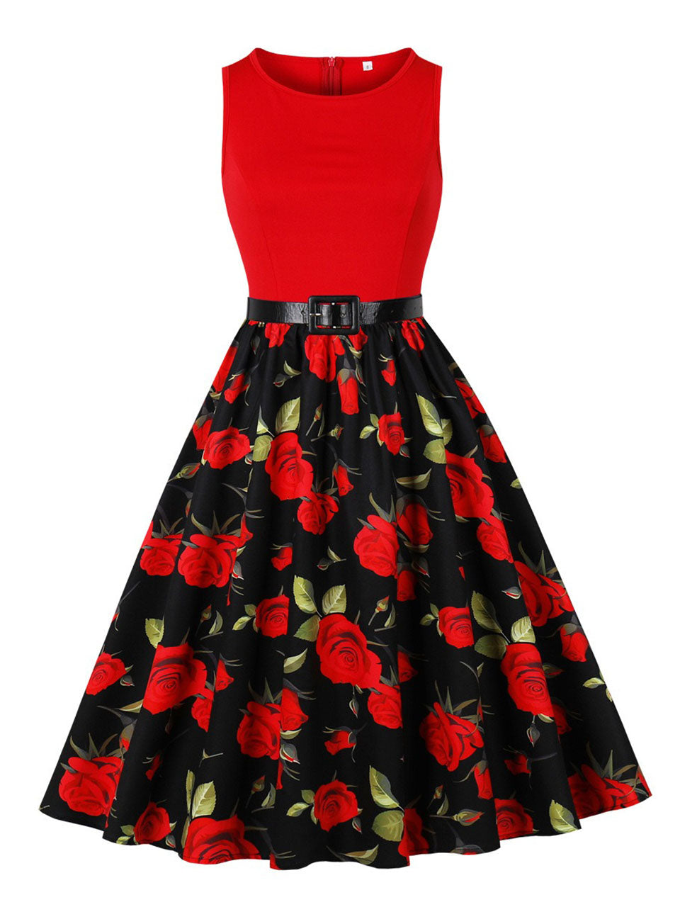 Van Gogh Inspired Sunflower Vintage Swing Dress