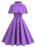 Classic Short Sleeveless 50S Swing Christmas Dress