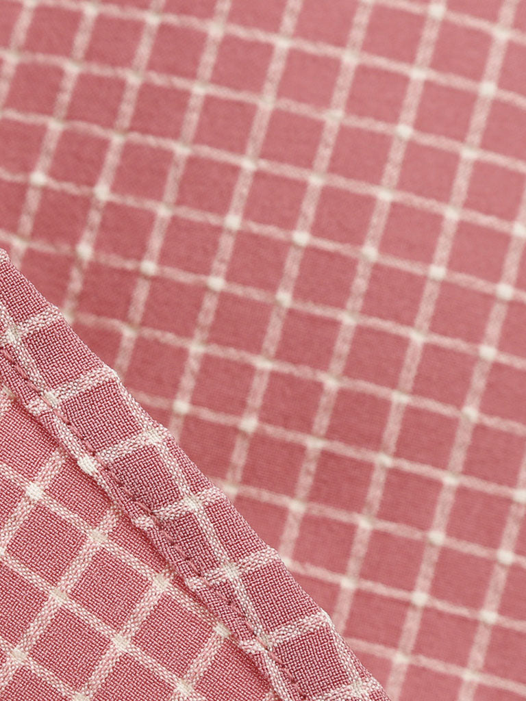Plaid Tuxedo Collar 1950S Vintage Dress