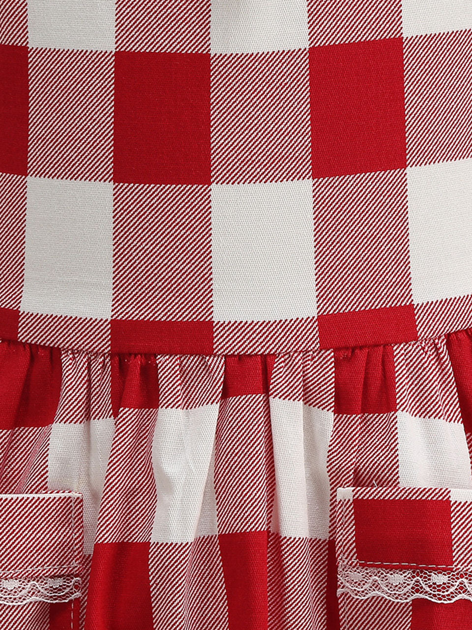 Kids Little Girls' Dress Plaid 1950S Vintage Dress