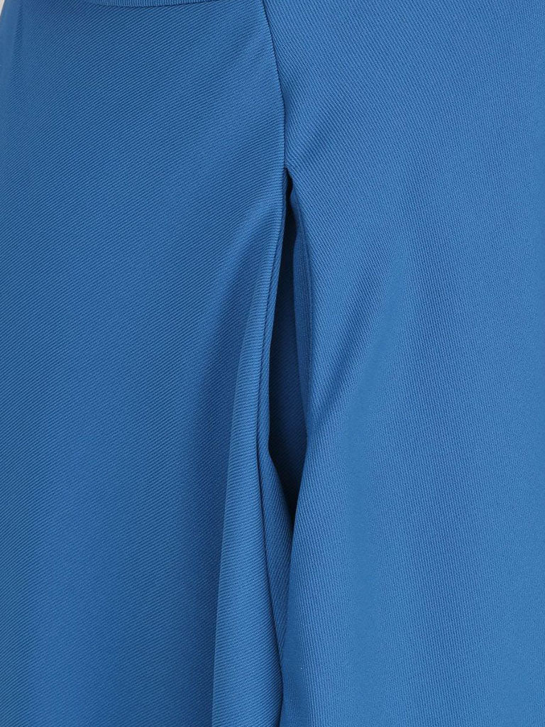 Klein Blue Vintage Halter Backless 1950S Vintage Dress