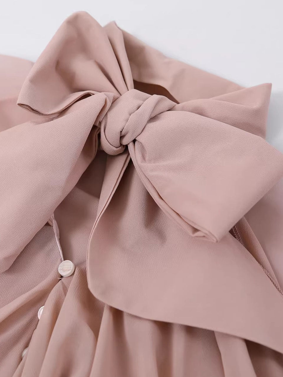 Pink Flowy Chiffon Maxi Dress