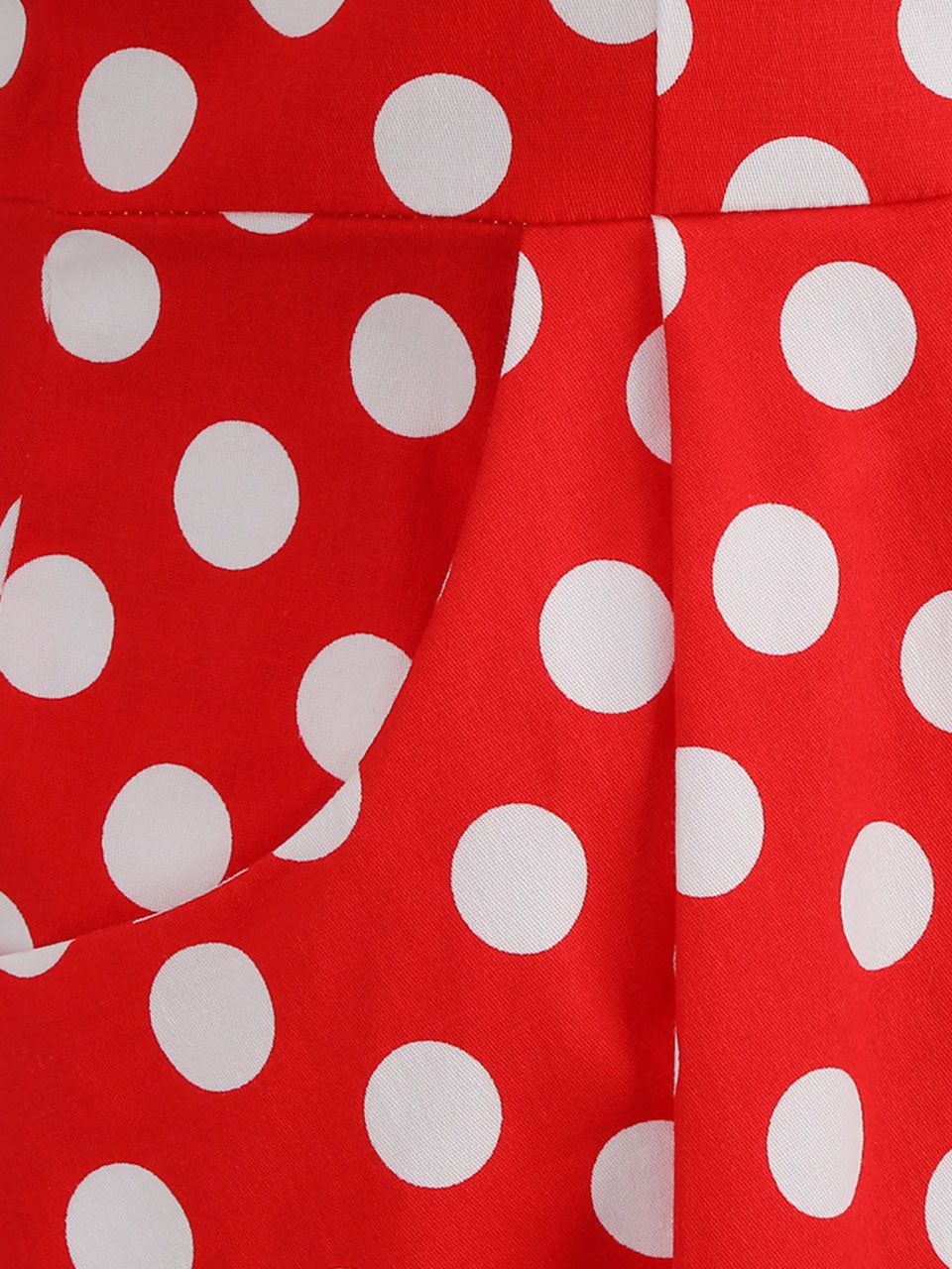 1950s Peter Pan Polka Dot Swing Dress