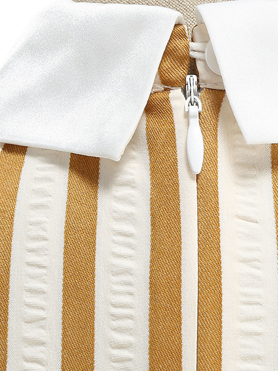 Kids Little Girls' Dress Stripe Peter Pan Collar 1950S Vintage Dress