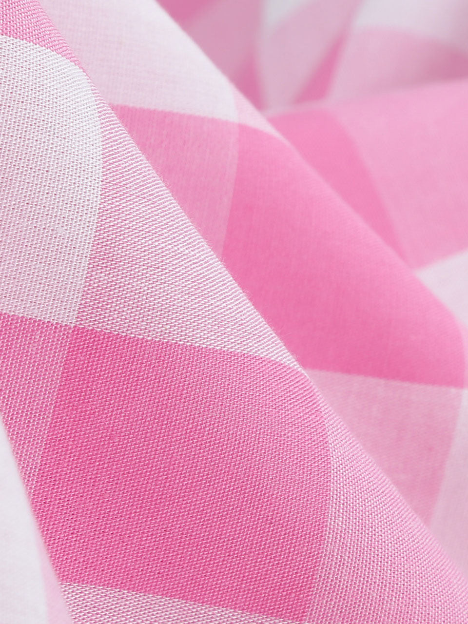 Pink And White Barbie Same Style Plaid Strap Classis Style 1950S Vintage Dress