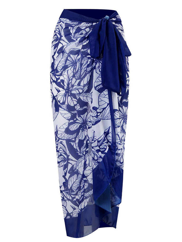 Animal Floral Print Strap One Piece