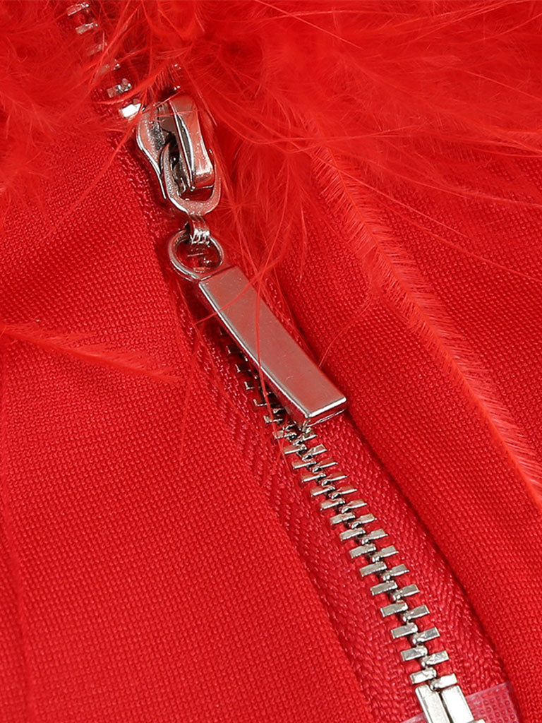 Black Spaghetti Strap Feather Off The Shoulder Bodycon Dress Gown Party Dress