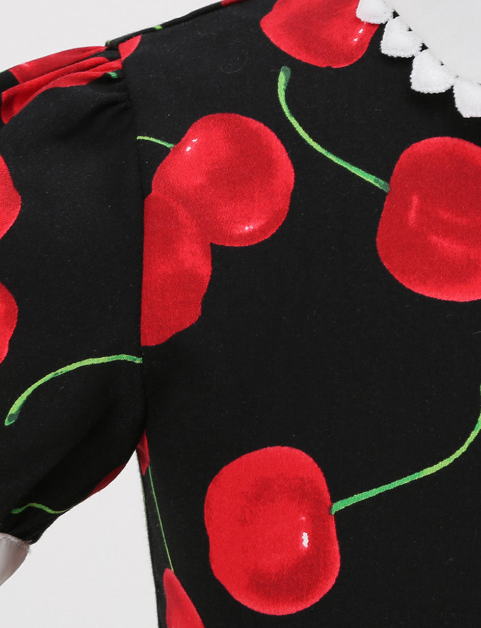 Kids Little Girls' Dress Cherry Peter Pan Collar 1950S Dress