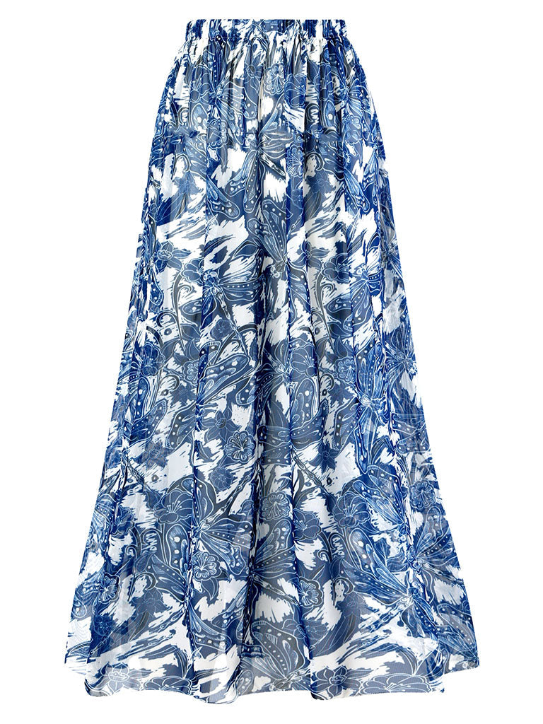 Floral Print Retro Style Strap One Piece