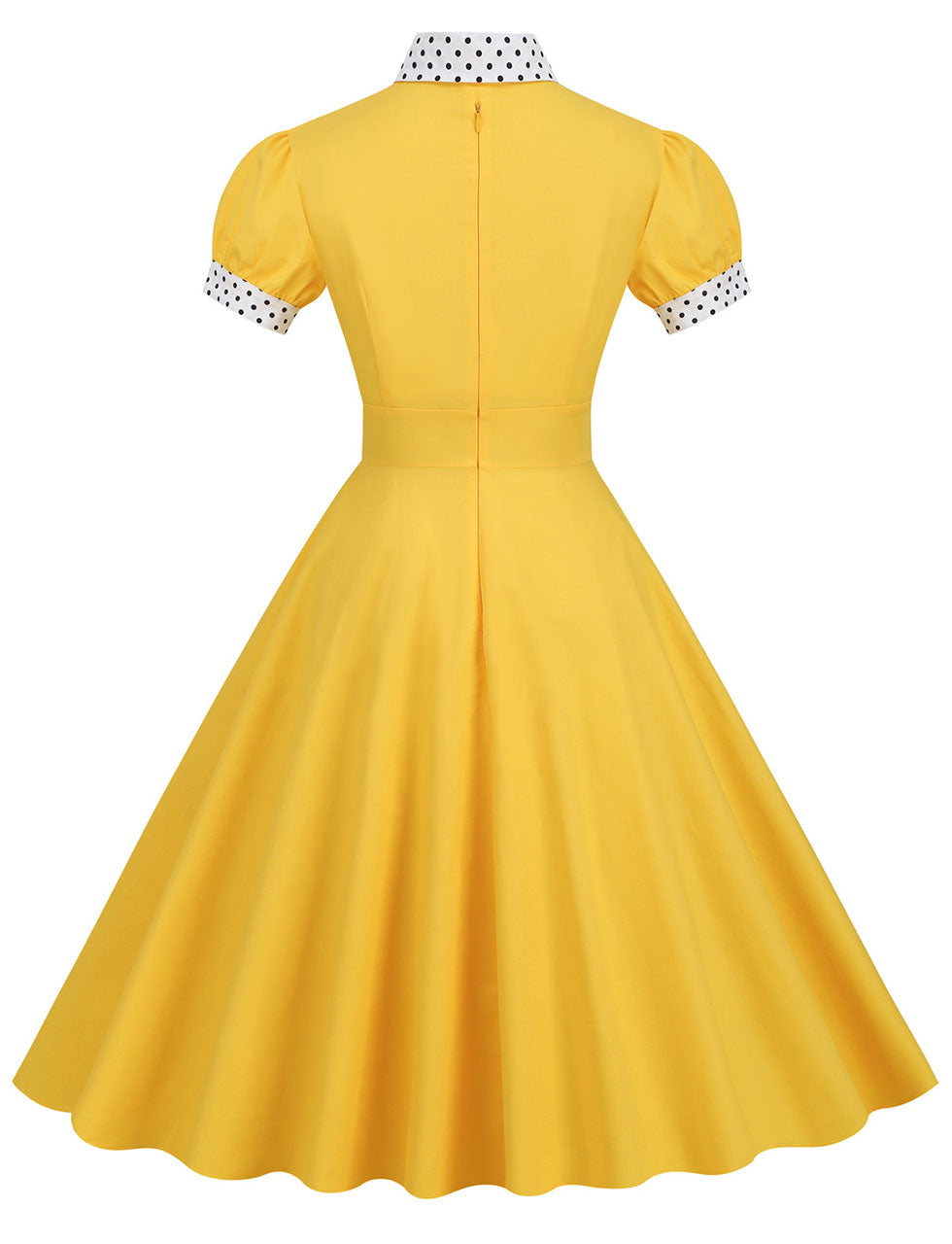 Blue Bowknot Swing Vintage 1950S Dress