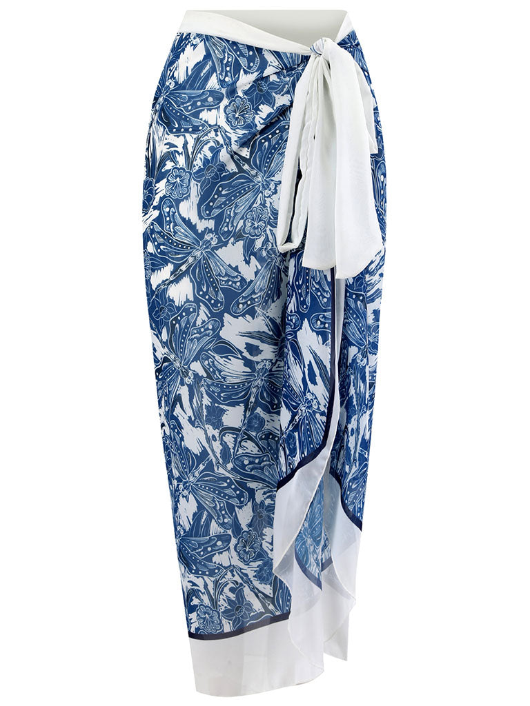 Floral Print Retro Style Strap One Piece