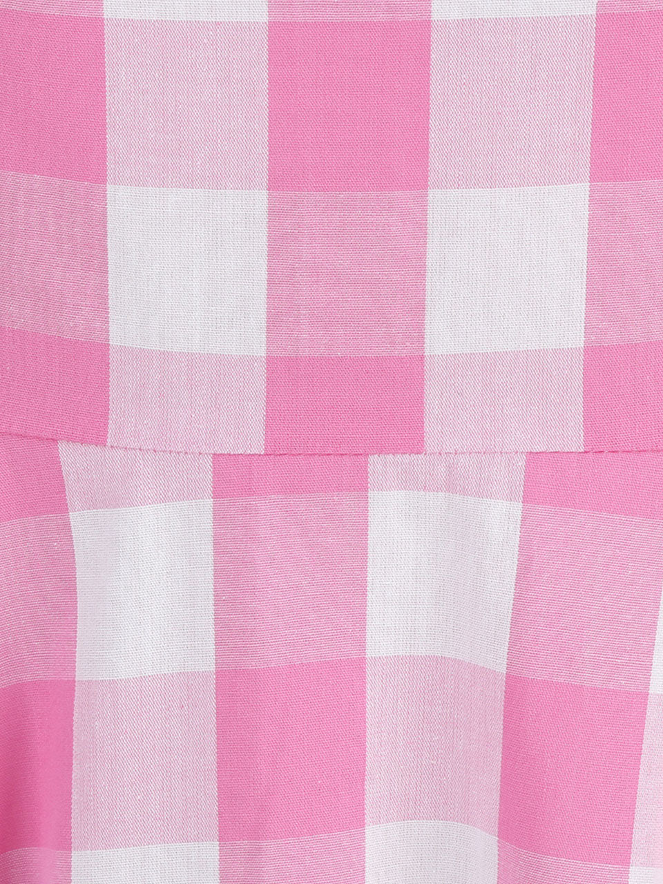 Pink And White Barbie Same Style Plaid Strap Classis Style 1950S Vintage Dress
