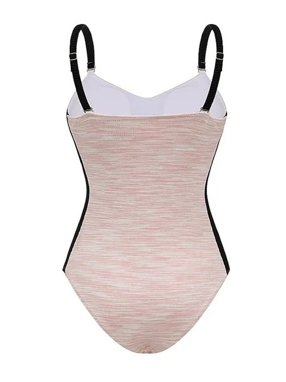 2PS Pink Retro Tweed One Piece Swimsuit