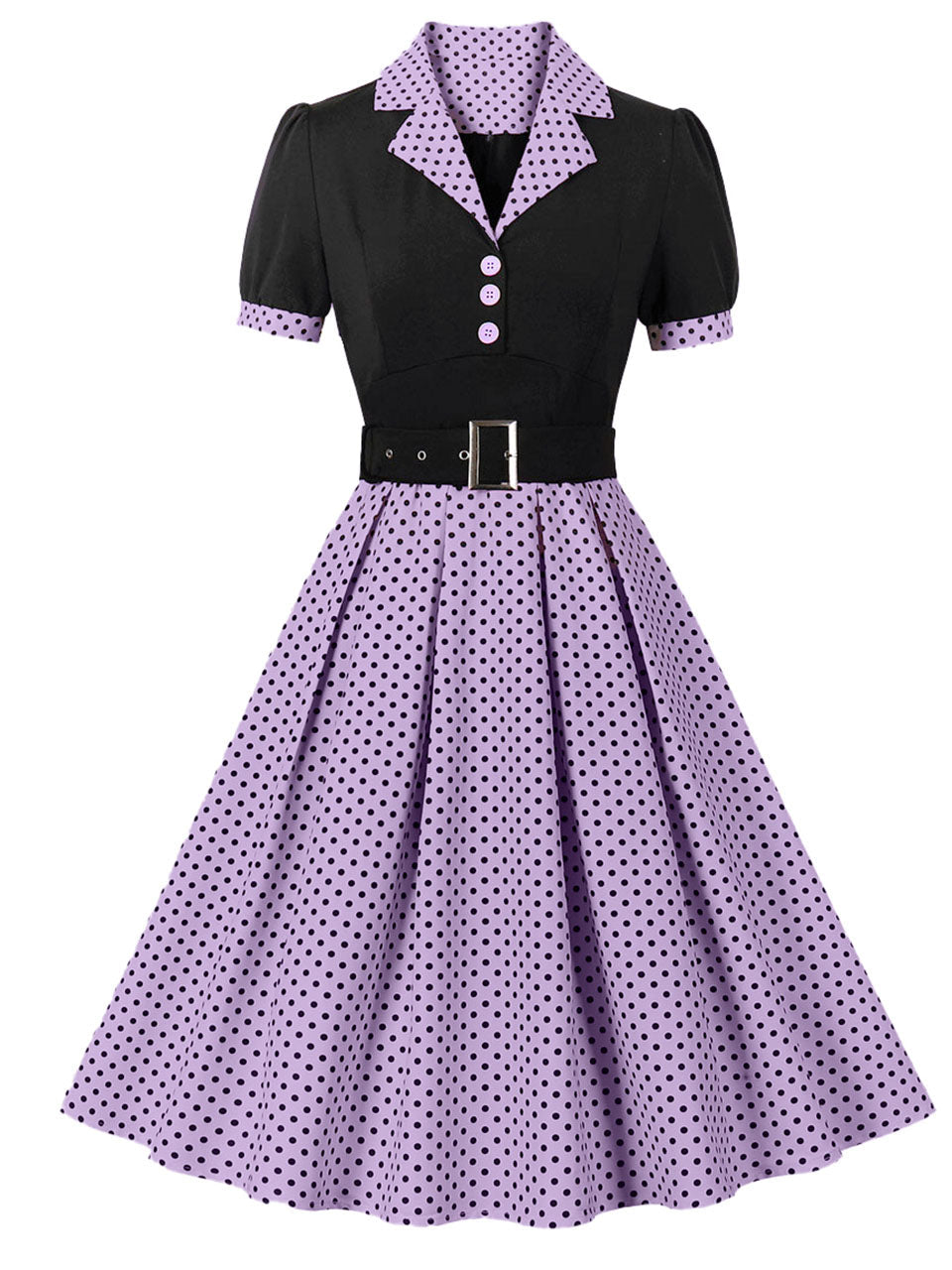 Green Polka Dots 1950S Vintage Swing Dress
