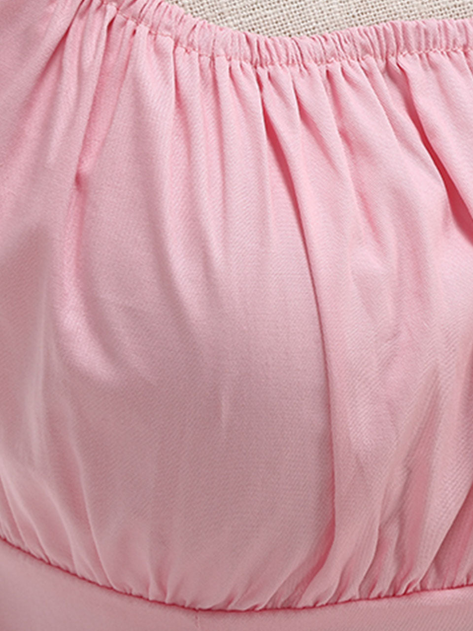Regencycore 1950s Puff-Sleeve Ruched Top