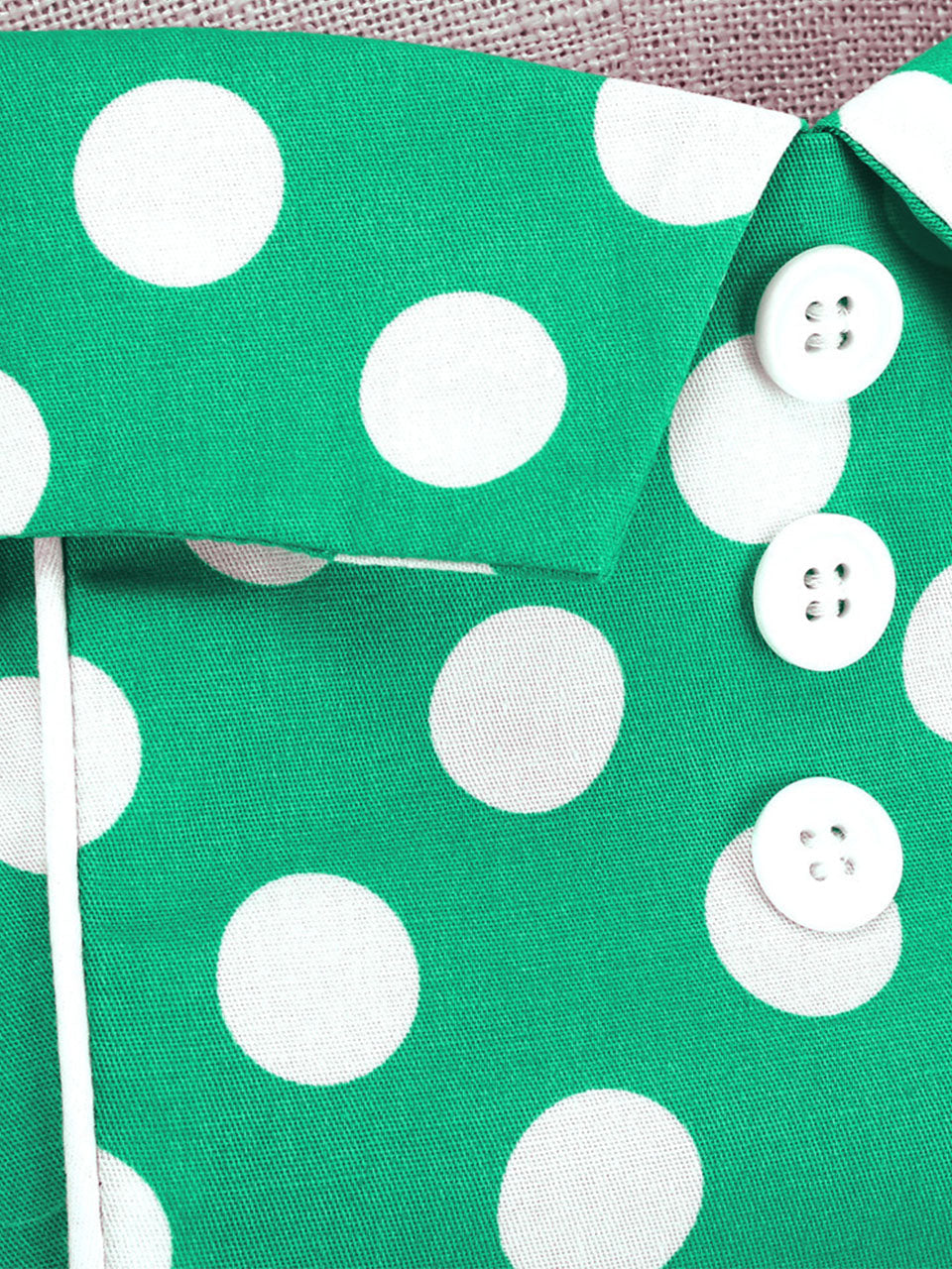 Yellow Polka Dots Vintage Halter Strap Backless 1950S Vintage Dress