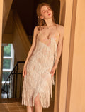 V Neck Strap Sequins Vintage Dress Party Dress