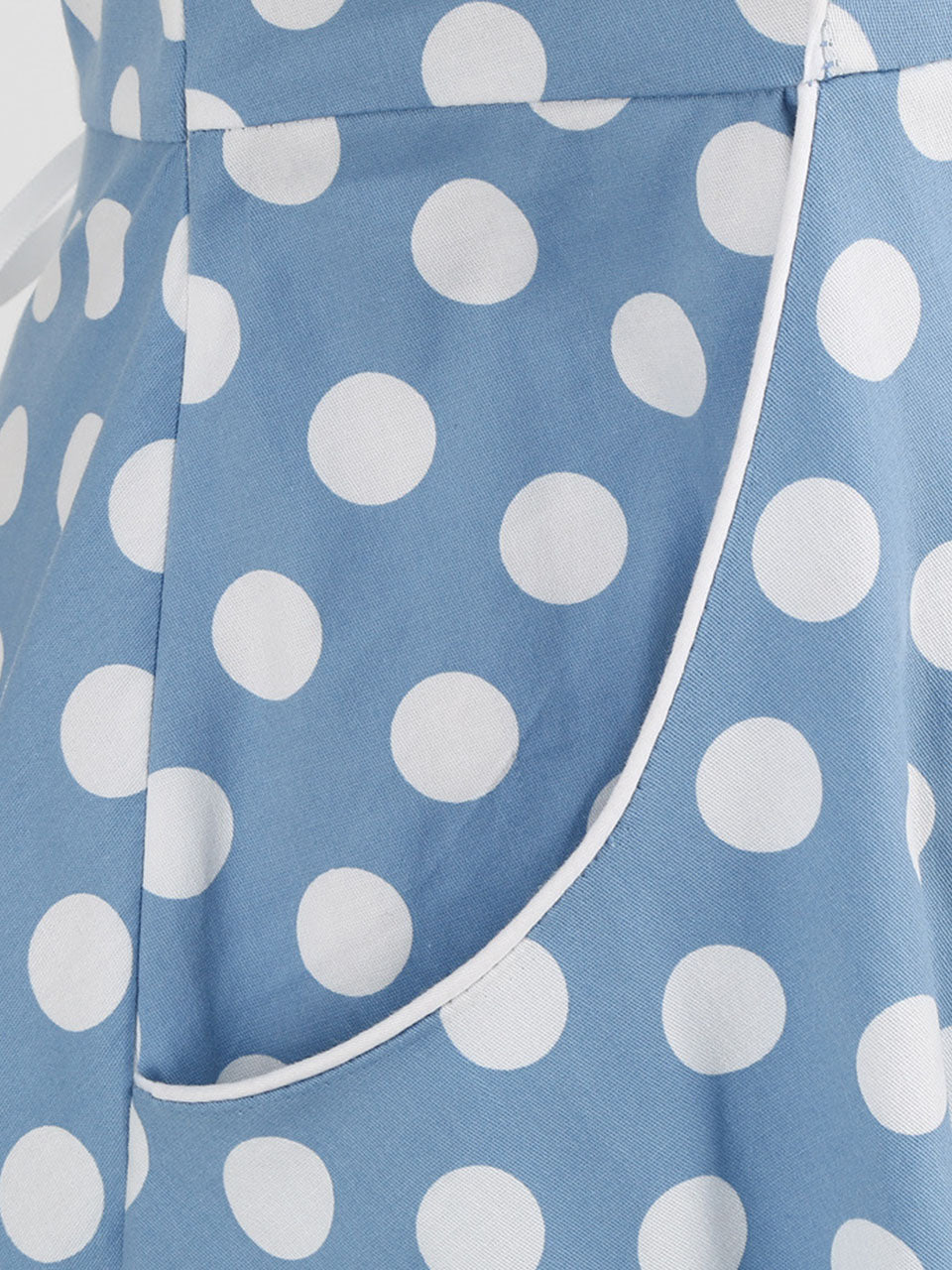 Yellow Polka Dots Vintage Halter Strap Backless 1950S Vintage Dress