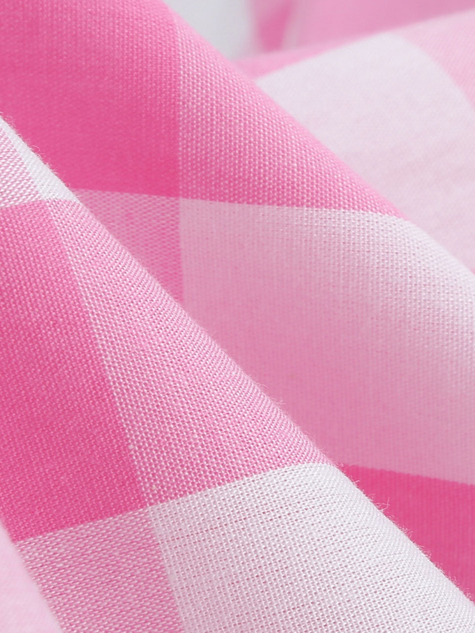Pink And White Barbie Same Style Plaid Halter Classis Style 1950S Vintage Dress