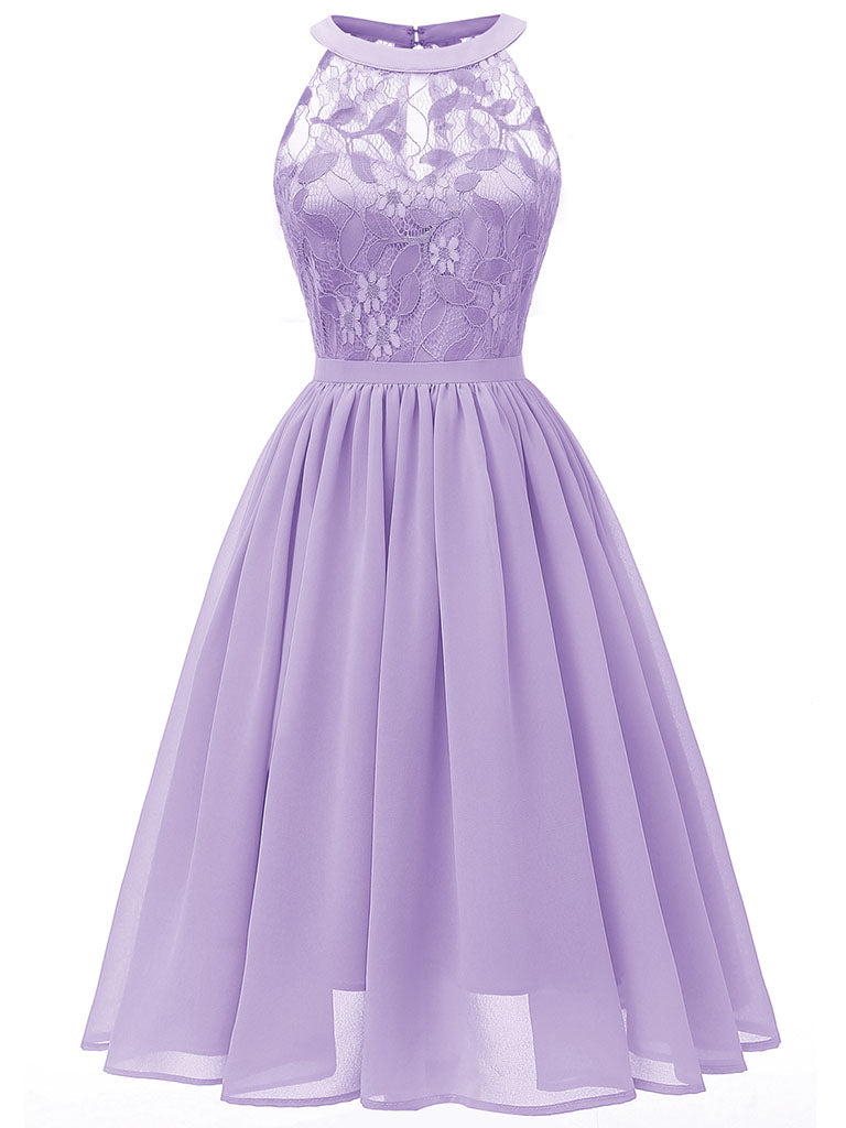 Lace Round Collar 50s 60s Dress