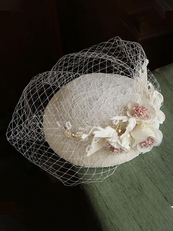 Lace Flover Tulle Vintage Lace 1950S Hat