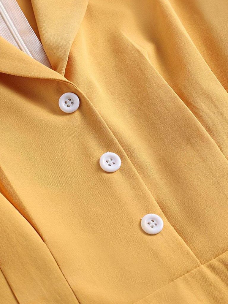 Why Kill Beth Ann Sytle 1960s Turn Collar Swing Dress