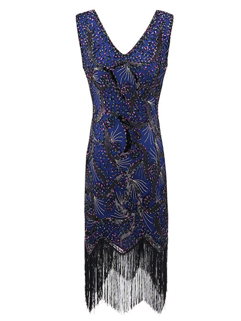 1920S Sequined Flapper Dress