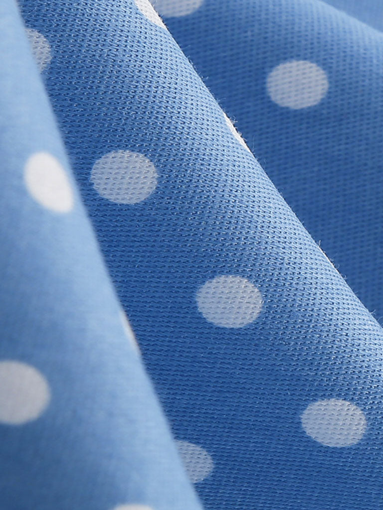Red Polka Dots Halter Classis Style 1950S Dress