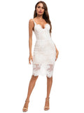 Spaghetti Strap Lace Vintage Party Dress