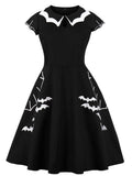 Embroidery Double-Layer Vintage Dress