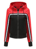 Jacket Street Daily Fall Winter Casual Two tone Stand Collar Jacket