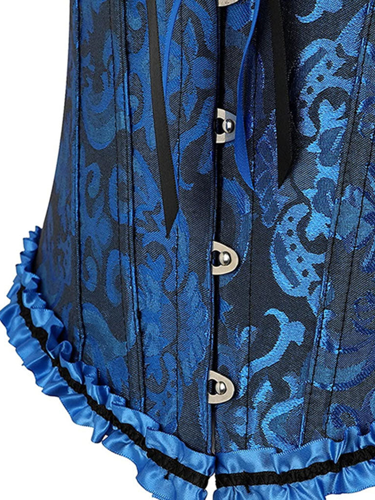 Ruffles Corset Top Strapless Waist Trainer