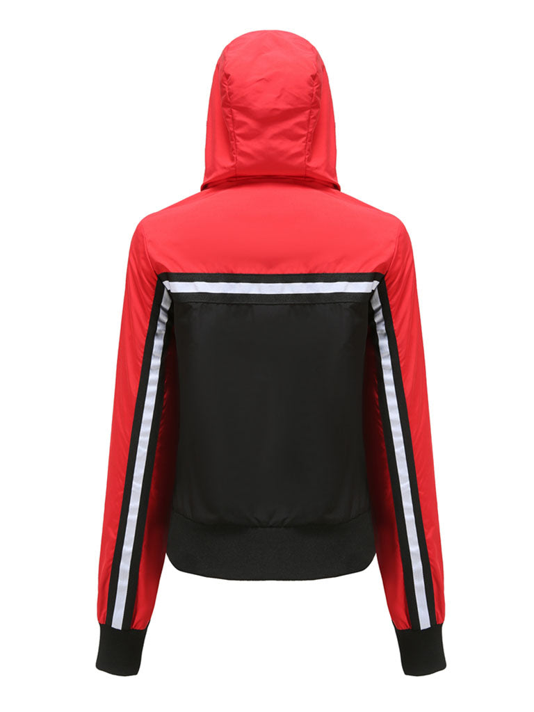 Jacket Street Daily Fall Winter Casual Two tone Stand Collar Jacket