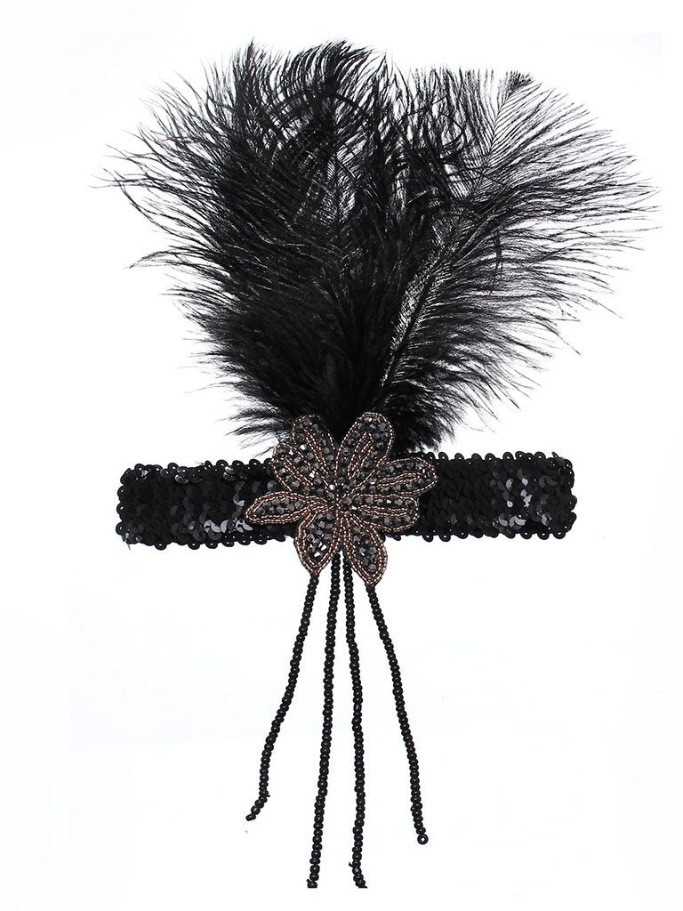 1920S Flapper Costume 5Pcs Accessory Set