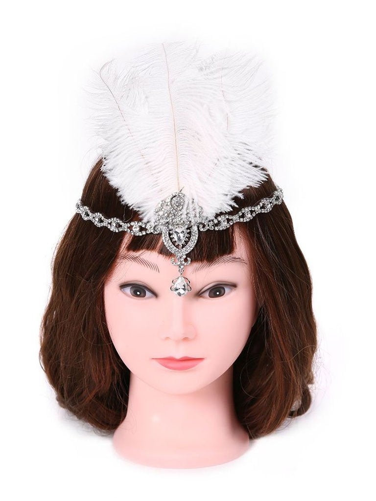 1920S Flapper Costume Feather Accessory