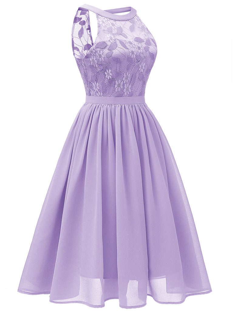 Lace Round Collar 50s 60s Dress