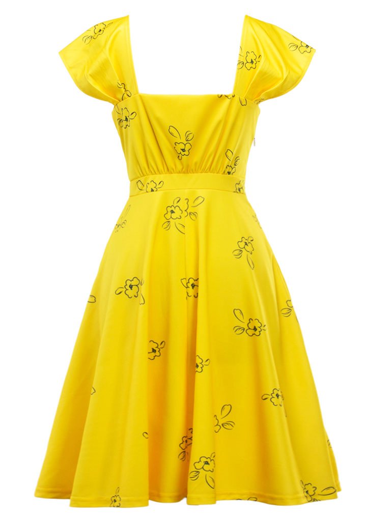La La Land Leading Lady Same Style Vintage Dress