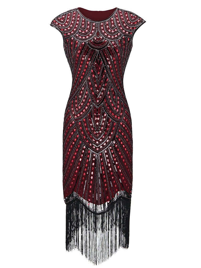 1920S Beaded Flapper Gatsby Dress