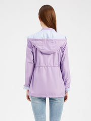 Jacket Daily Going Out Fall Winter Casual Solid Color Hoodie Sporty Jacket