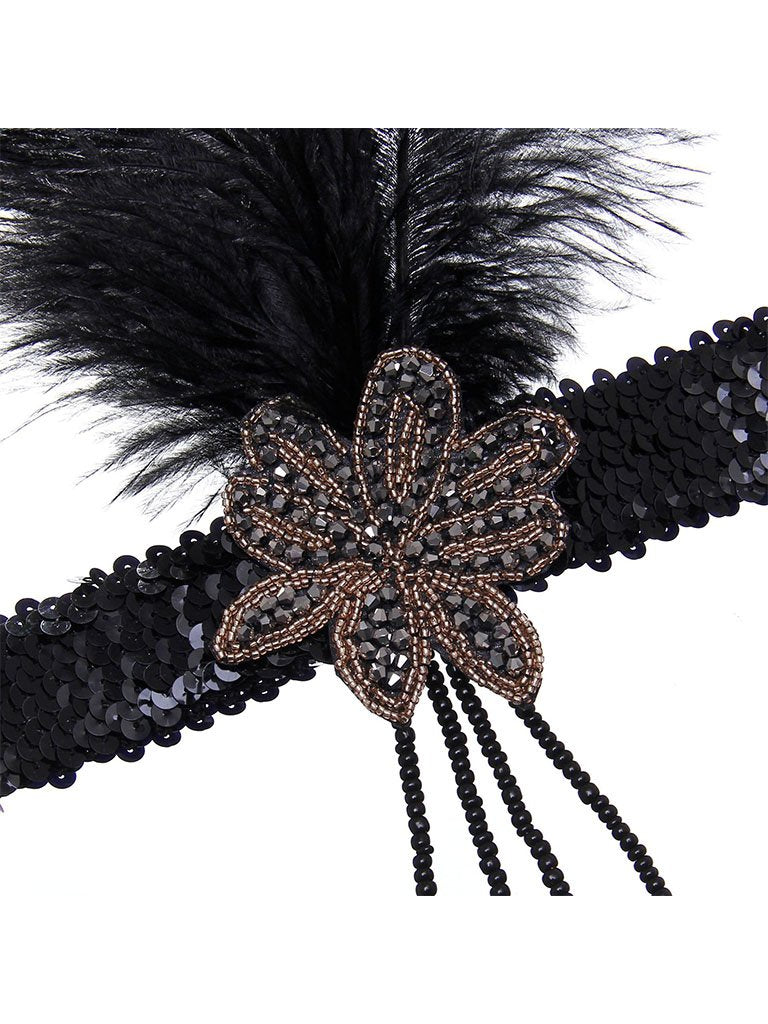 1920S Flapper Costume 5Pcs Accessory Set